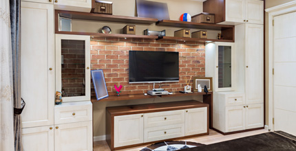 Mur de brique décorative