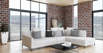 Mur de brique intérieur